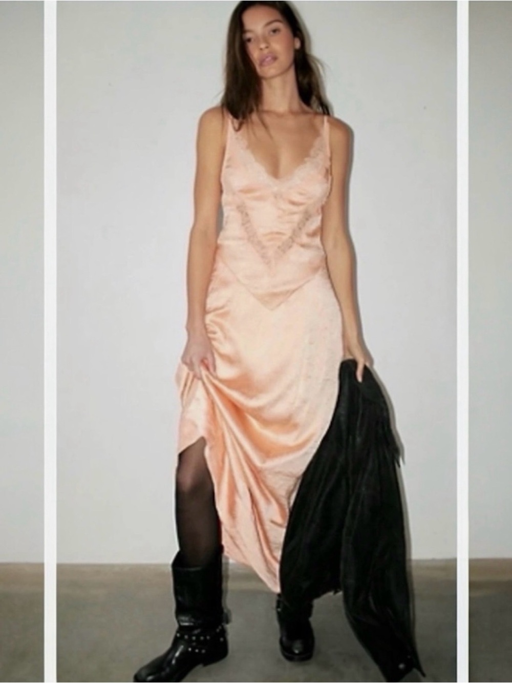 Free People Maybe Forever Maxi Slip Dress Size 2